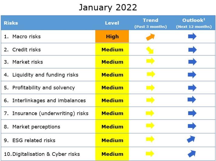 Jan 2022 - Risk Dashboard