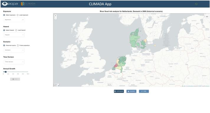ClimadaApp screenshot