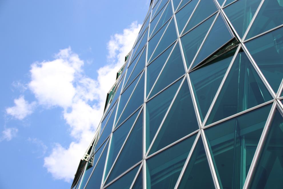 EIOPA building and sky