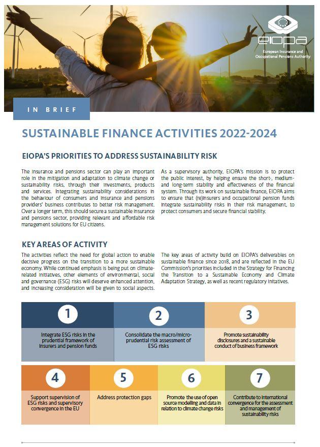EIOPA's sustainable finance activities 2022-2024.pdf