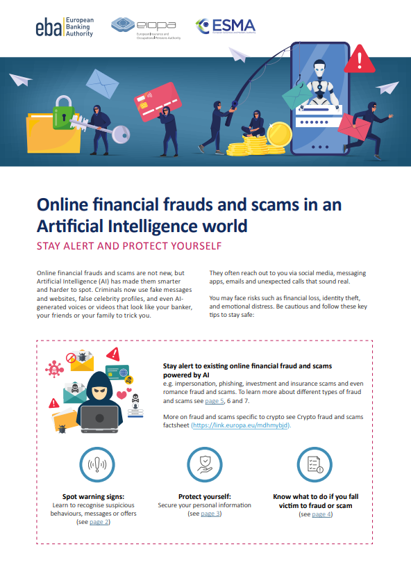 ESAs factsheet on AI