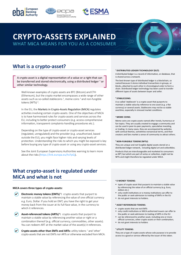 Crypto assets