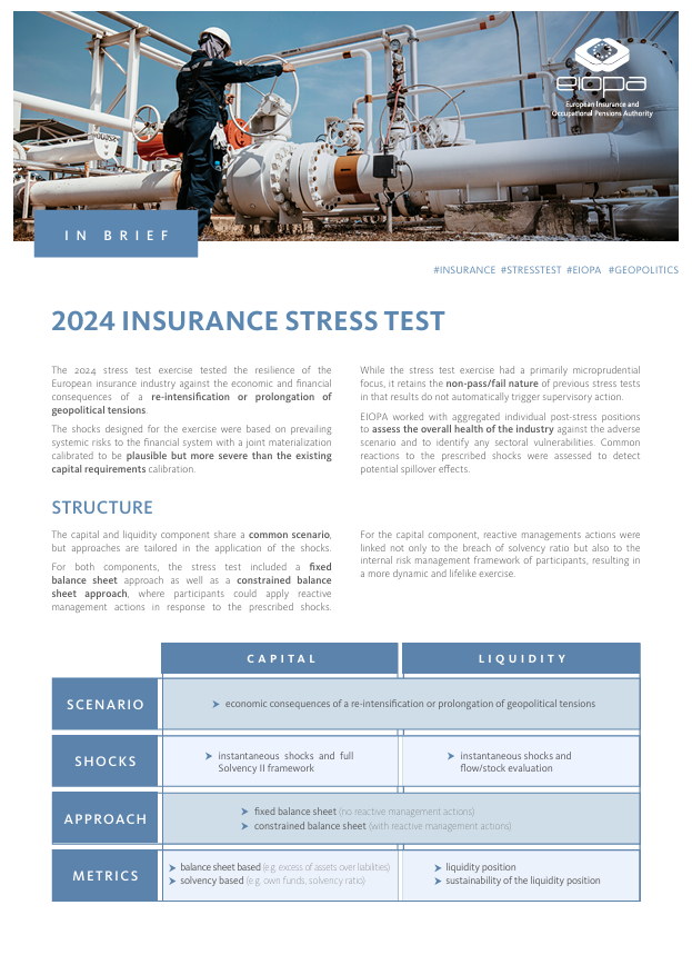 Factsheet - insurance stress test 2024